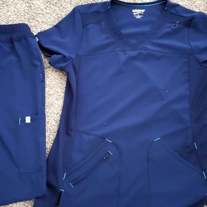 Scrubstar Set Navy Blue Color